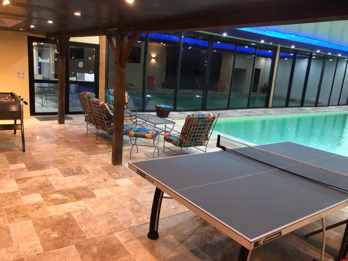 Cottage Piscine Interieure31Degres Zoo La Fleche24H Du Mans Clermont-Creans Bagian luar foto
